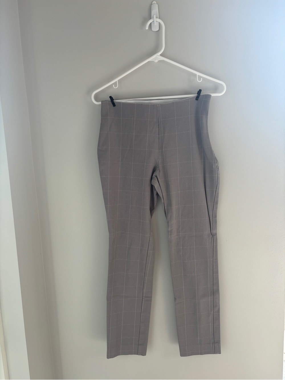 A New Day Gray Windowpane Slim Trousers